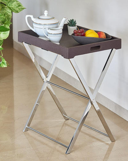 Butler Tray Table, Brown