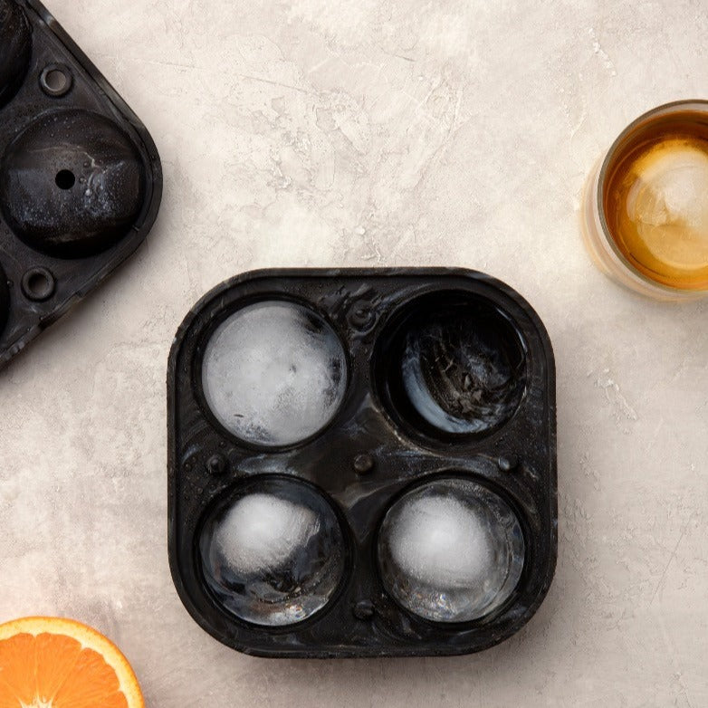 Sphere Ice Mold Tray, Charcoal