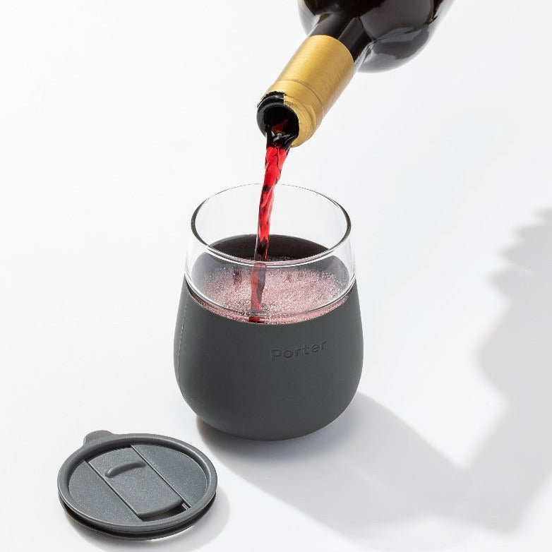 Travel Wine Glass, Charcoal