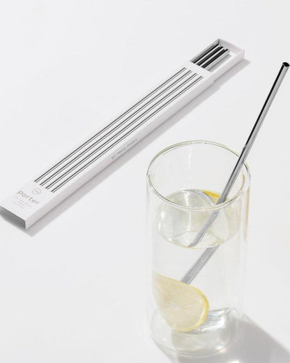 Porter Metal Straw, Silver