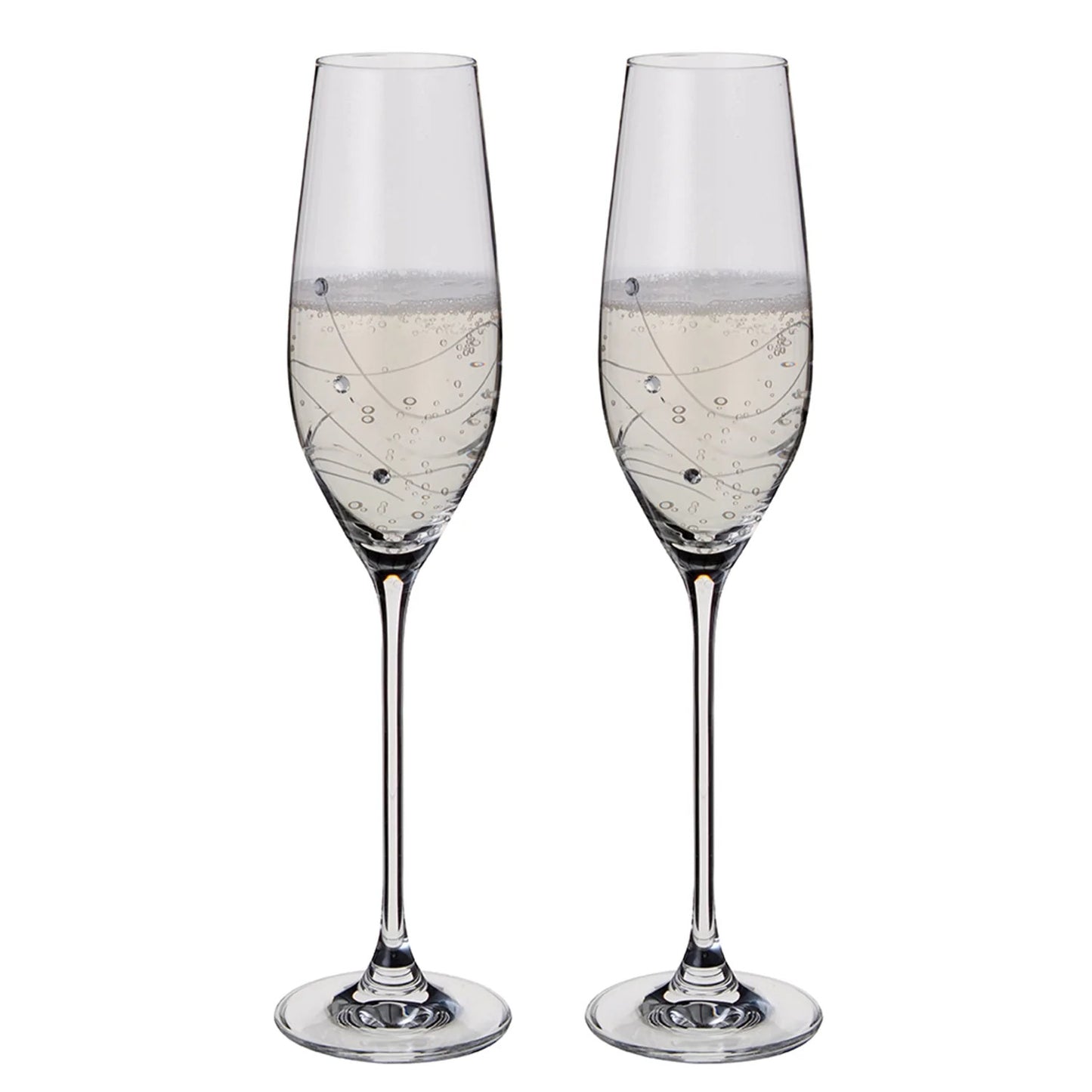 SWAVOKA Champagne Flutes - Crystal Champagne Flutes Glasses Set of 8, 7.1  Ounce Elegant Flutes with …See more SWAVOKA Champagne Flutes - Crystal
