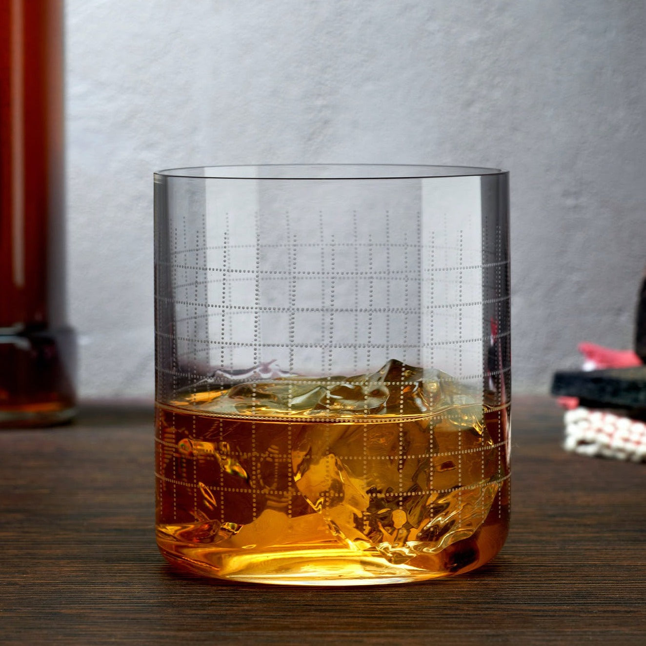 Finesse Grid Whisky Glass