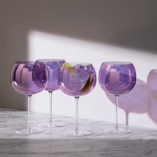 Aurora Balloon Red Wine Glass, Set of 4