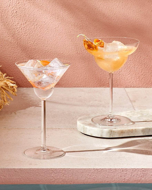 Vintage Martini Rounded Glass