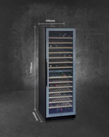 171 Bottle Dual Temperature Wine Cooler