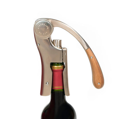 Oeno Motion Wood & Chrome Vertical Lever Corkscrew