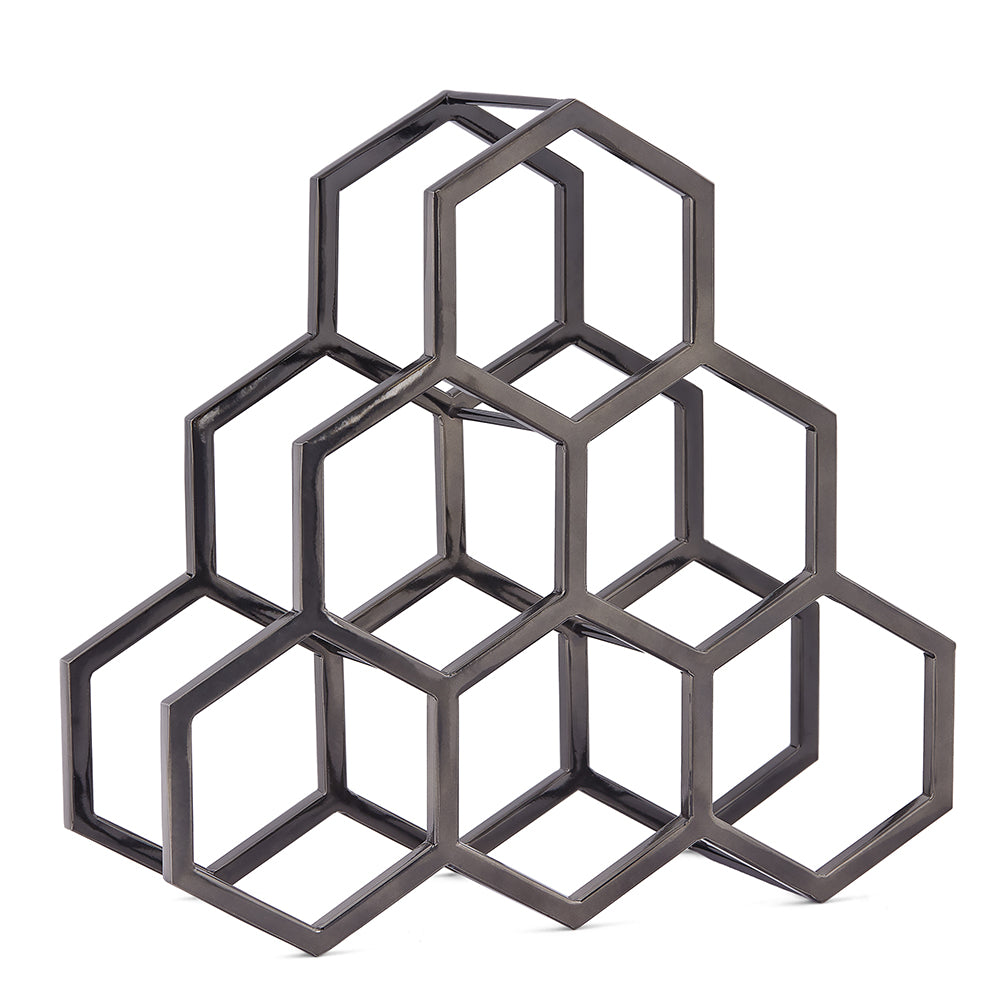 Honeycomb Wine Rack, Graphite